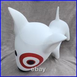 Rare Bullseye Target Dog Statue Store Display Bull Terrier Sculpture Standing