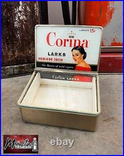 Rare CORINA LARKS Cigar Humidor Store Display