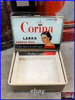 Rare CORINA LARKS Cigar Humidor Store Display