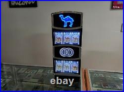 Rare Camel Cigarettes Lighted Store Display with Storage (No Keys) Works Great