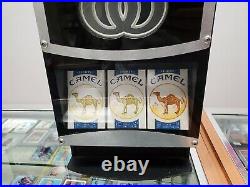 Rare Camel Cigarettes Lighted Store Display with Storage (No Keys) Works Great