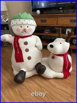 Rare Christmas Decoration 2004 Hallmark Store Display Jingle Pals