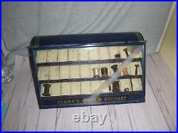 Rare Clarks O. N. T Boilfast Store Display Thread Cabinet
