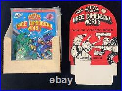 Rare Complete Store Display Kirby Battle For Three Dimensional World 3d + Comics