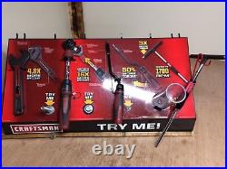 Rare Craftsman In Store Tool Display With Tools