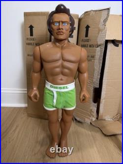 Rare Diesel Retail Display Mannequins POP Advertising Figures Set of 3