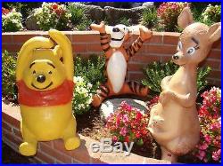 Rare Disney Winnie The Pooh, Tigger & Kanga Sears Store Display 1980's