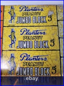 Rare Early Planter Peanuts Candy Tin Lithographic General Store Display Rare Early Planter Peanuts Candy Tin Lithographic General Store Display