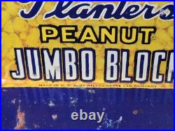 Rare Early Planter Peanuts Candy Tin Lithographic General Store Display