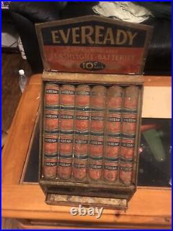 Rare Eveready battery display case