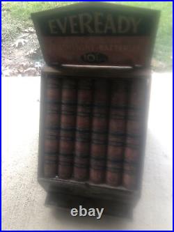 Rare Eveready battery display case