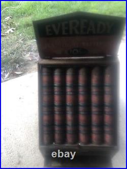 Rare Eveready battery display case