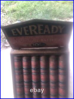 Rare Eveready battery display case