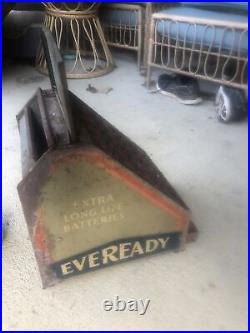 Rare Eveready battery display case