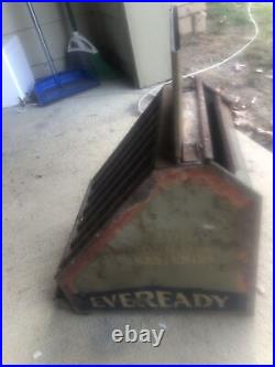 Rare Eveready battery display case