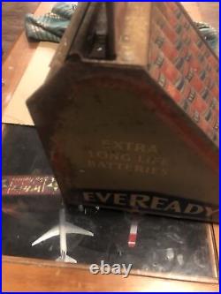 Rare Eveready battery display case