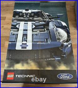 Rare! Ford GT Technic Lego Dual Vinyl Store Banner Sign Display 89H X 60W