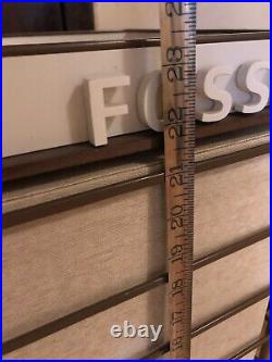 Rare Fossil Store Advertising Display Stand 4 Sided