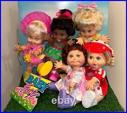 Rare Galoob STORE DISPLAY Baby Face Doll So Delightful Dee Dee NEVER PLAYED WITH