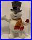 Rare Gemmy Frosty The Snowman Plush Standing Store Display Large Size 29