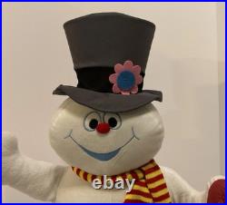 Rare Gemmy Frosty The Snowman Plush Standing Store Display Large Size 29