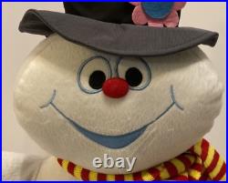 Rare Gemmy Frosty The Snowman Plush Standing Store Display Large Size 29