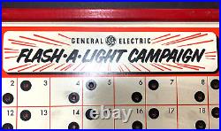 Rare General Electric STORE DISPLAY FLASHLIGHT CAMPAIGN 60 CHANCES TO WIN