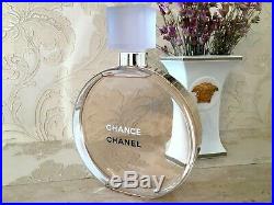 Rare Giant 2 Liters Glass Factice Chanel Chance Eau Vive Store Display Not Perf