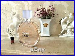 Rare Giant 2 Liters Glass Factice Chanel Chance Eau Vive Store Display Not Perf