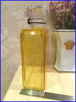 Rare Giant Factice 3,5 Liters Chanel 5 Parfum Store Display (plexiglas Bottle)