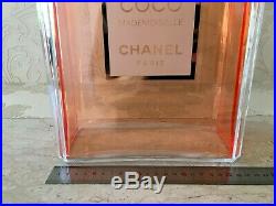 Rare Giant Factice 3,5 Litres Chanel Coco Mademoiselle Store Display (empty)