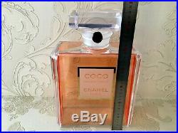 Rare Giant Factice 3,5 Litres Chanel Coco Mademoiselle Store Display (empty)