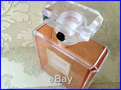 Rare Giant Factice 3,5 Litres Chanel Coco Mademoiselle Store Display (empty)