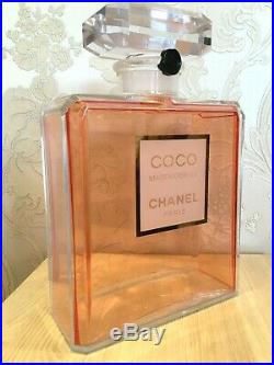 Rare Giant Factice 3,5 Litres Chanel Coco Mademoiselle Store Display (empty)