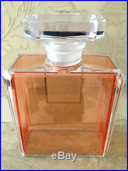 Rare Giant Factice 3,5 Litres Chanel Coco Mademoiselle Store Display (empty)