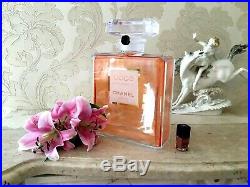 Rare Giant Factice 3,5 Litres Chanel Coco Mademoiselle Store Display (plastic)