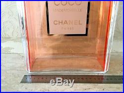 Rare Giant Factice 3,5 Litres Chanel Coco Mademoiselle Store Display (plastic)