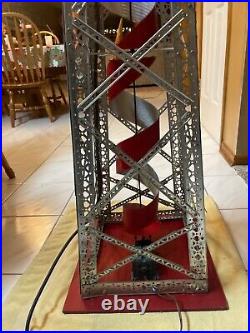 Rare Gilbert Erector Set Hall Of Science Store Display Revolving Drilling Rig