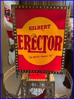 Rare Gilbert Erector Set Hall Of Science Store Display Revolving Drilling Rig