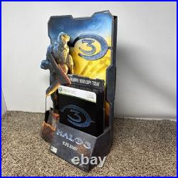 Rare HALO 3 MASTER CHIEF STANDEE GAME STORE Counter DISPLAY XBOX Store Display