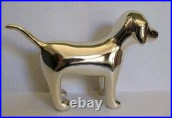 Rare HTF Collectible VS Pink Gold Metallic Hard Dog Store Display Prop Employee