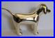 Rare HTF Collectible VS Pink Gold Metallic Hard Dog Store Display Prop Employee