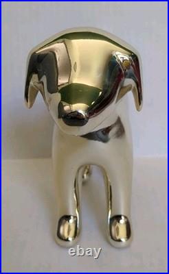 Rare HTF Collectible VS Pink Gold Metallic Hard Dog Store Display Prop Employee