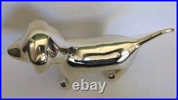 Rare HTF Collectible VS Pink Gold Metallic Hard Dog Store Display Prop Employee