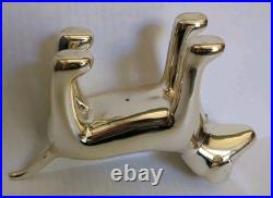 Rare HTF Collectible VS Pink Gold Metallic Hard Dog Store Display Prop Employee