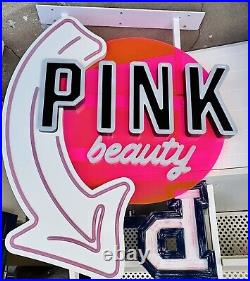 Rare HUGE Victoria's Secret PINK Store Display Prop SIGN Collectible HTF