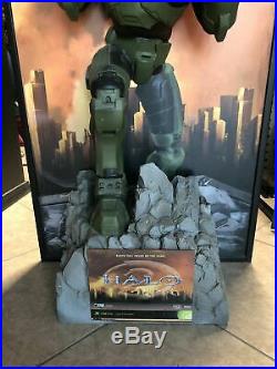 Rare Halo 2 Master Chef Life Size Statue 3ft Wall Decor Store Display