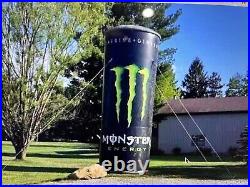 Rare Huge Monster Energy Drink Promotional Blow-up Can Store Display Euc