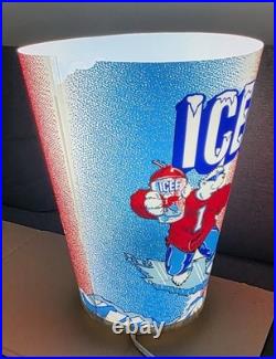 Rare ICEE 15 Lighted Display Cup Lamp 120V Advertising ICEE Bear Working