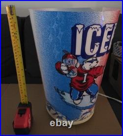 Rare ICEE 15 Lighted Display Cup Lamp 120V Advertising ICEE Bear Working